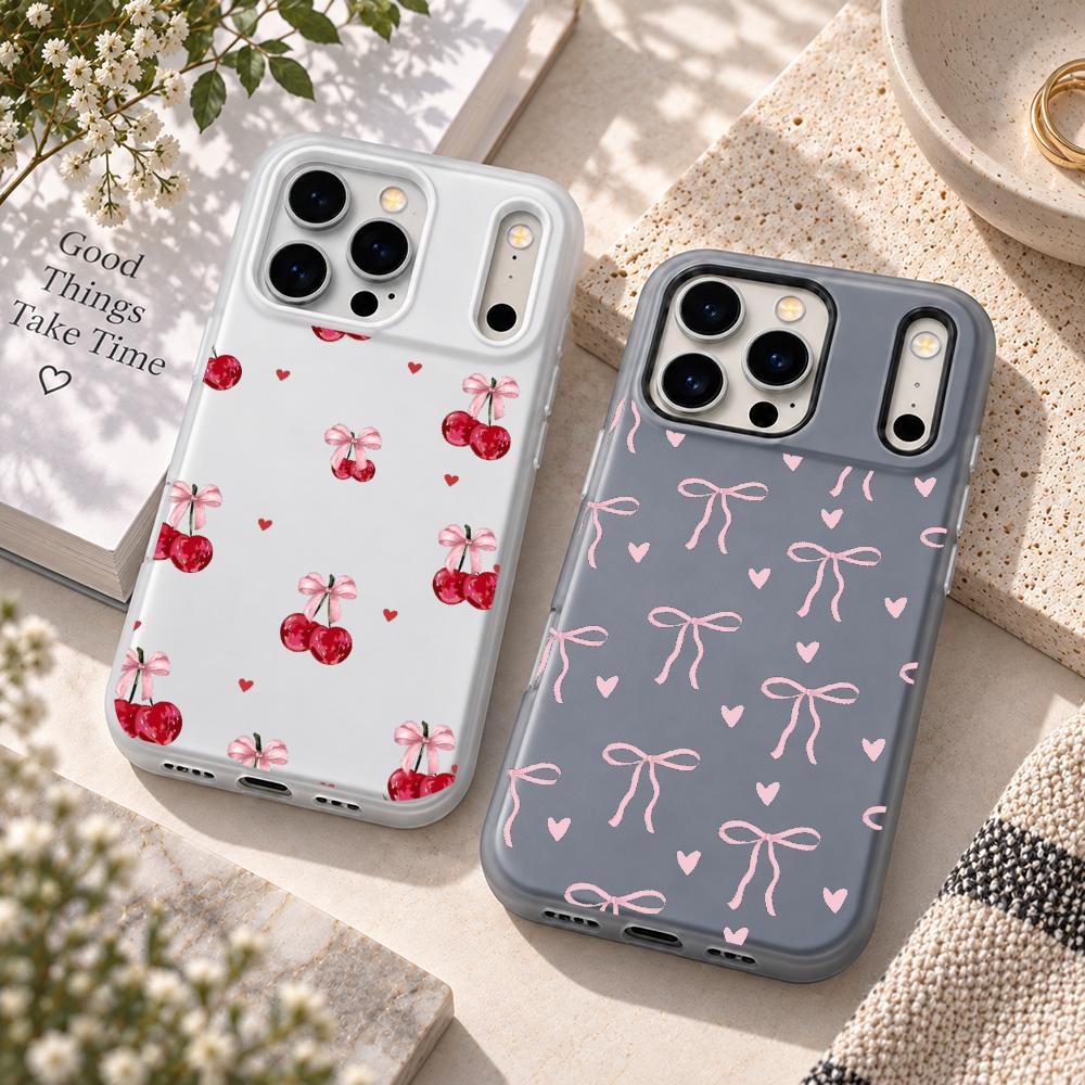 Matte Pc Case - Urocze etui na telefon z różową