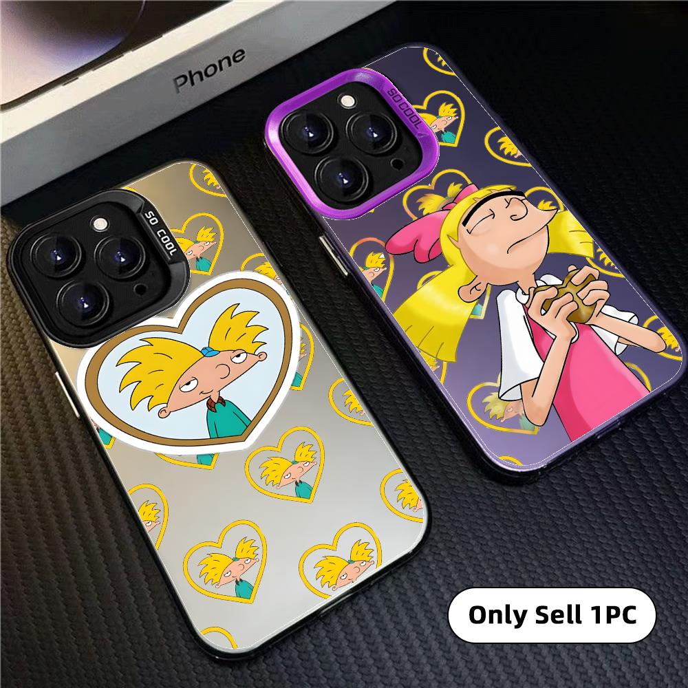 Matte Pc Case - Kreskówka H-Hey Arnold! Kolorowe, matowe etui