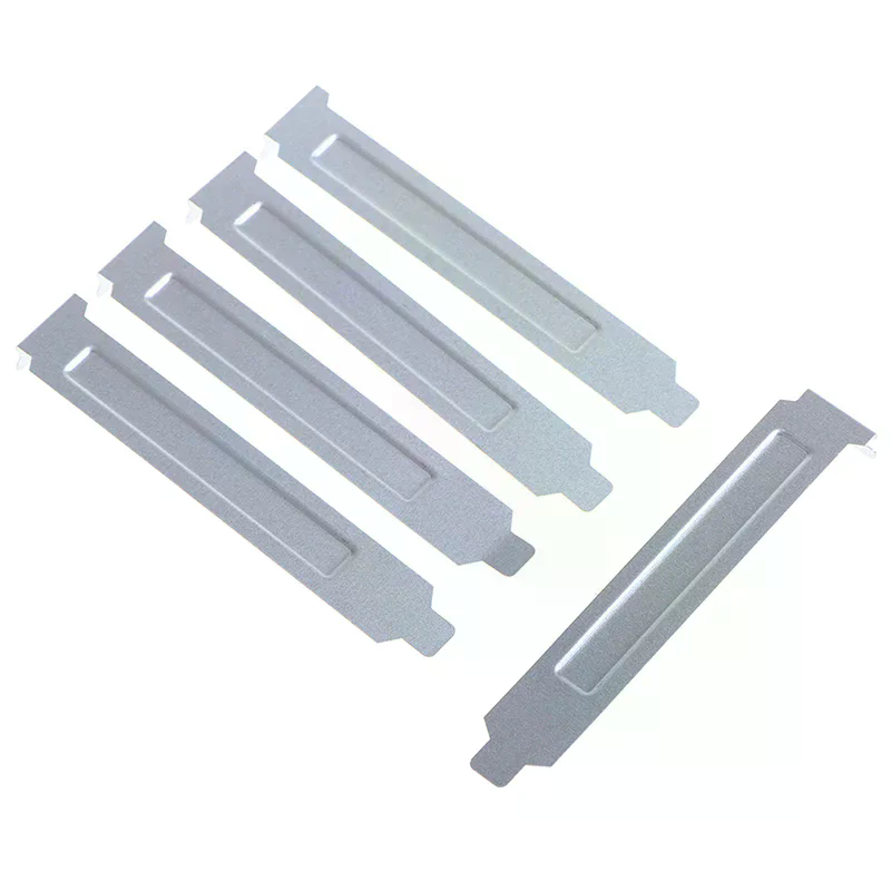 Dust Filter Pc - 5 szt. Srebrne zaślepki slotów PCI
