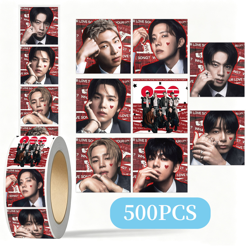 Naklejki K-pop BTS 500 szt. DI – Case Fans recenzja i cena